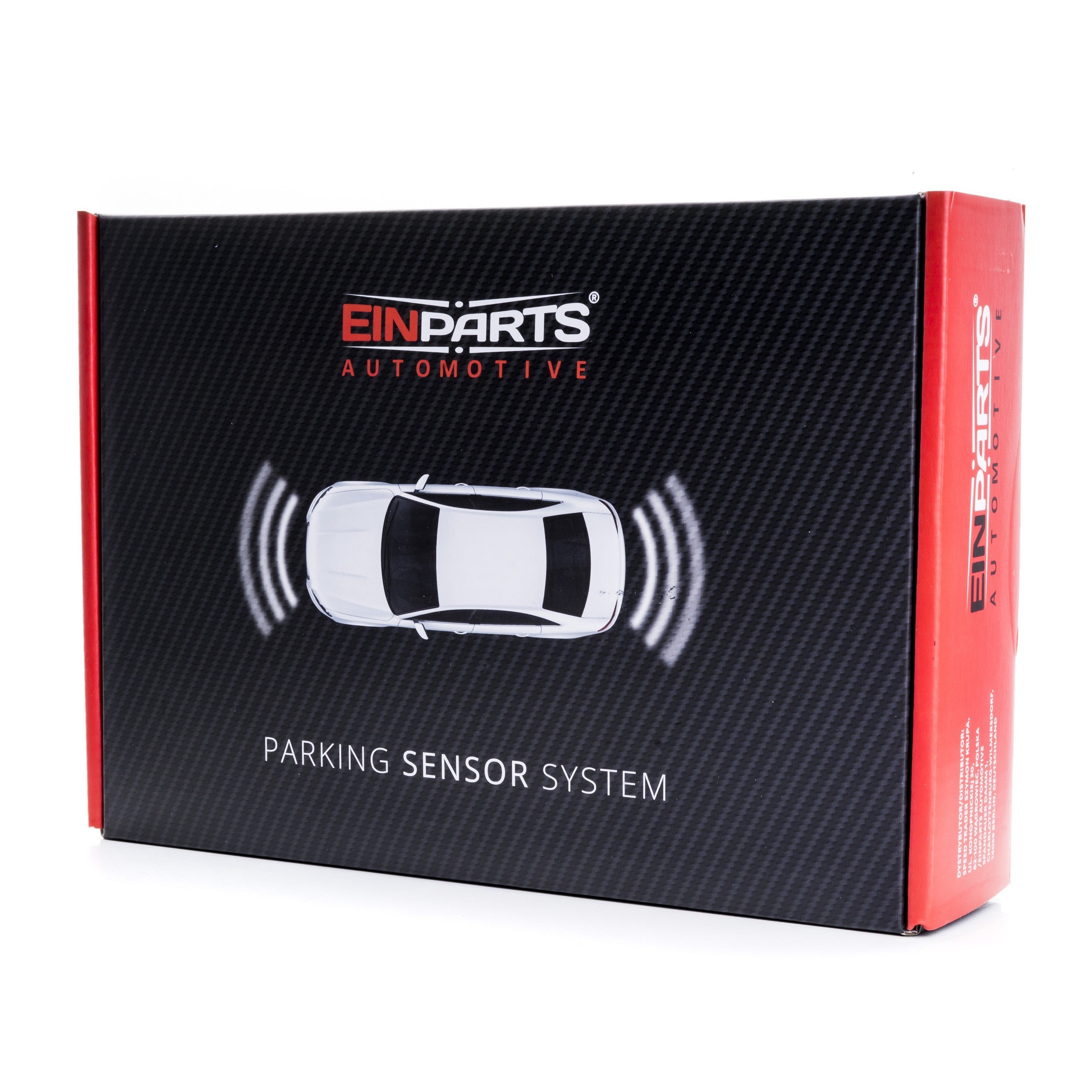 Parkeringssensor med display – Silver – ultraljudssensor – 4 sensorer – 4x 2,5 m