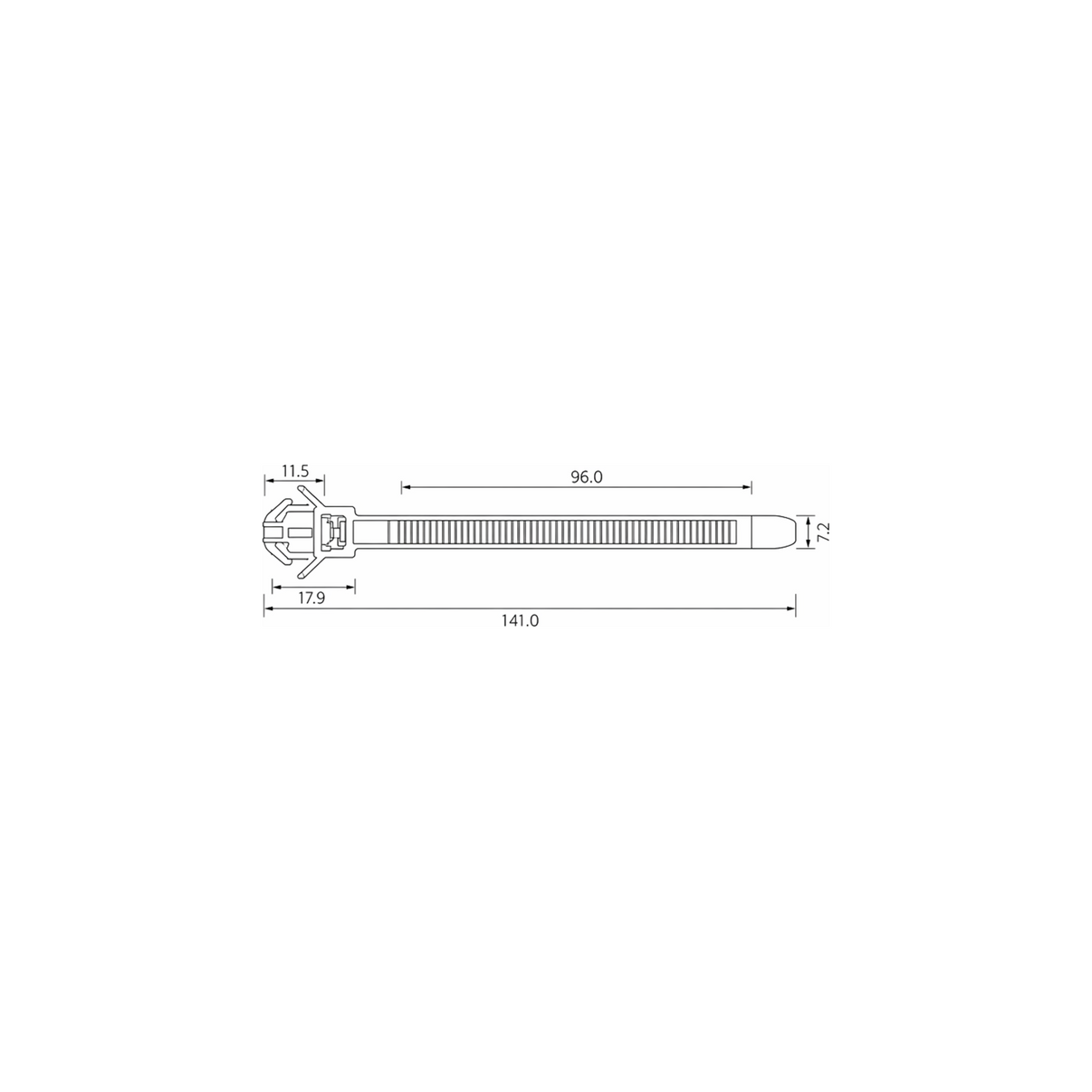 Fästclips – 10-pack