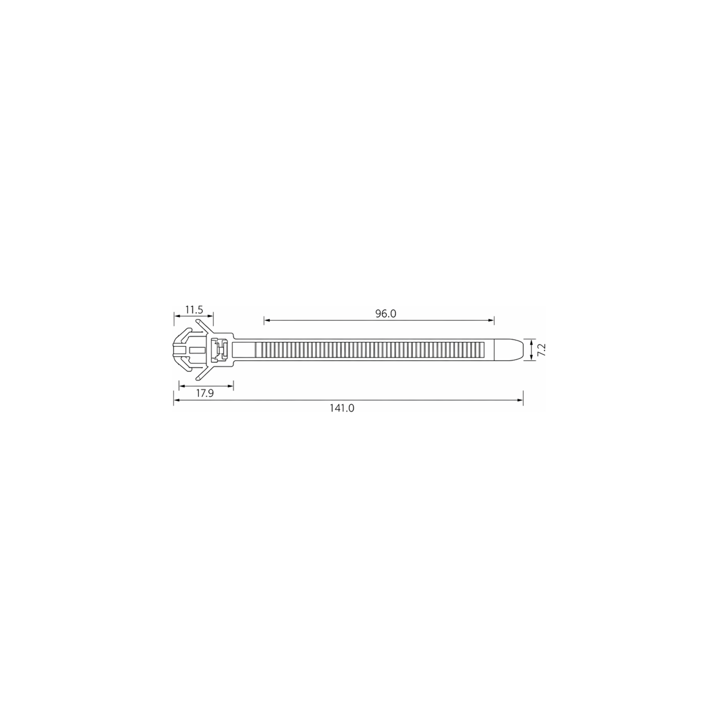 Fästclips – 10-pack