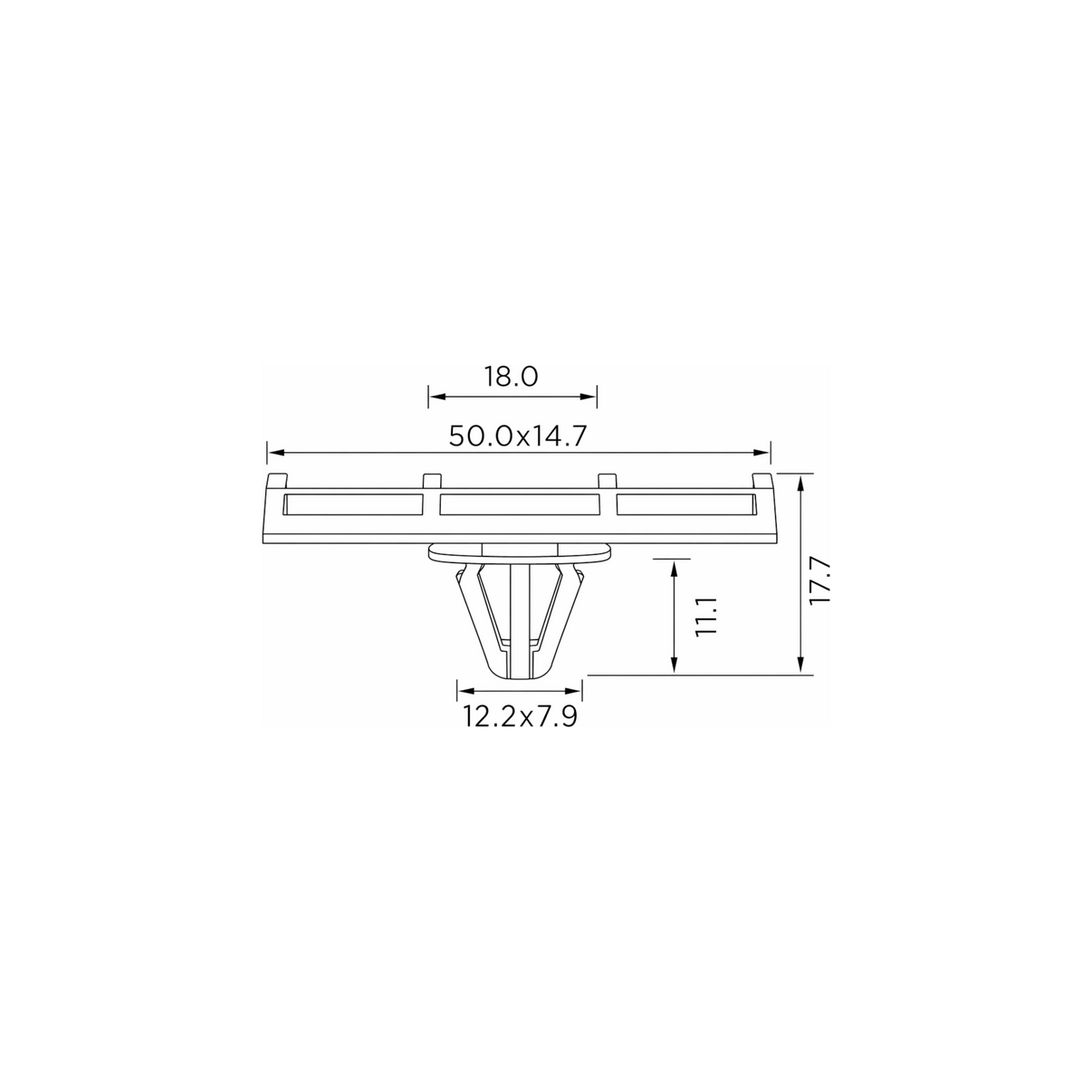 Fästclips – 10-pack