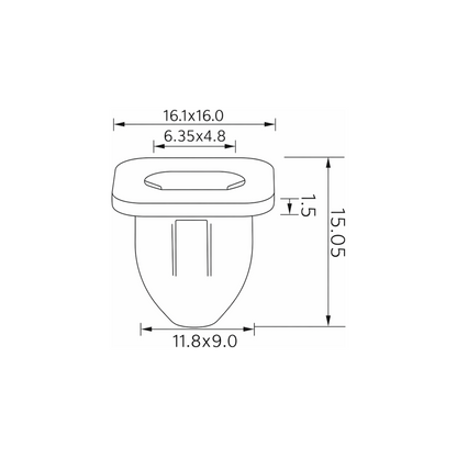 Fästclips Toyota Land Cruiser 100/Lexus LX – 10-pack
