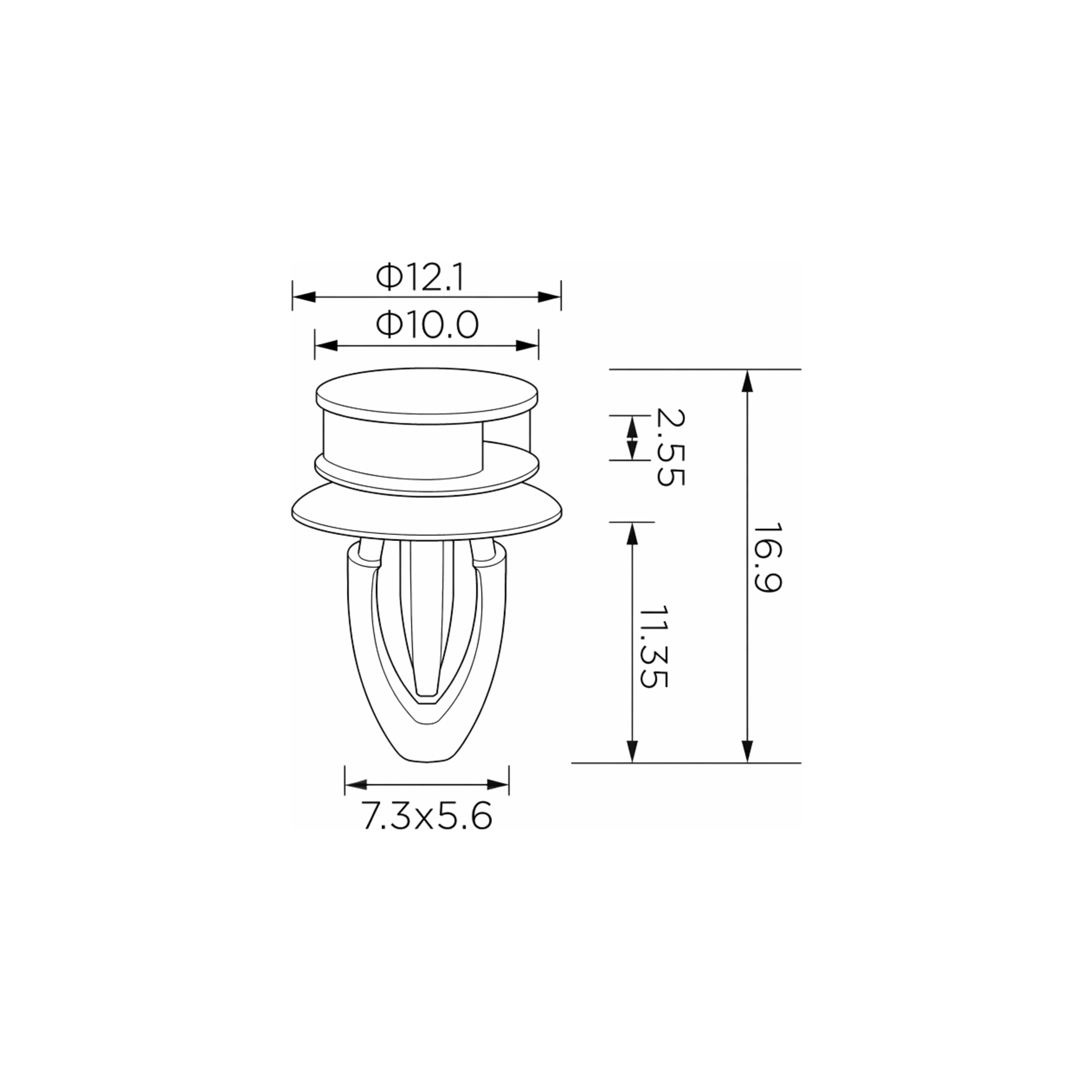 Fästclips – 10-pack