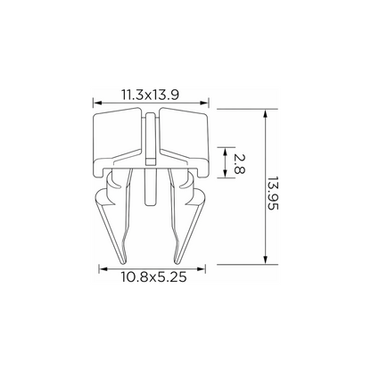 Fästclips BMW 3/3 Compact m.fl. – 10-pack