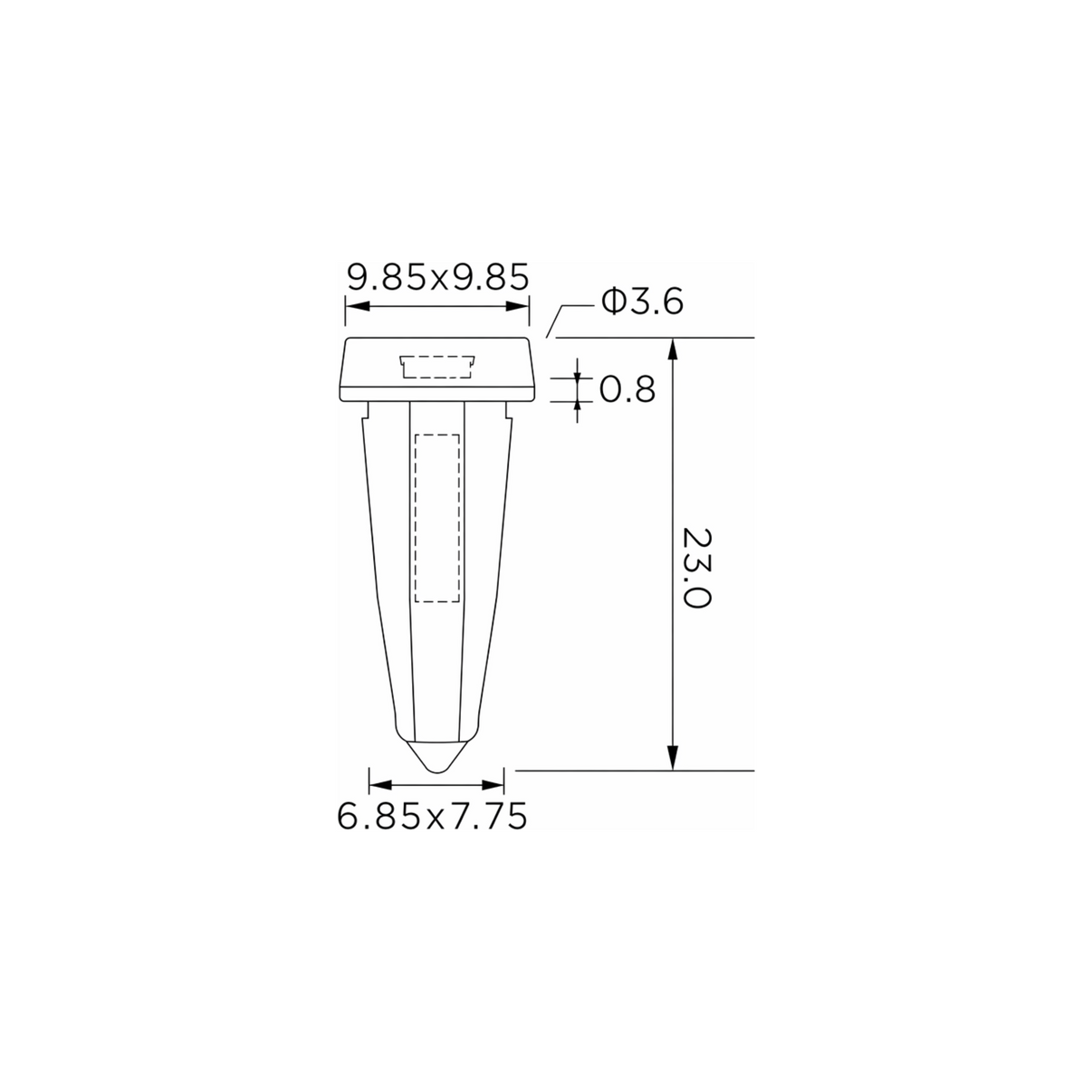 Fästclips – 10-pack