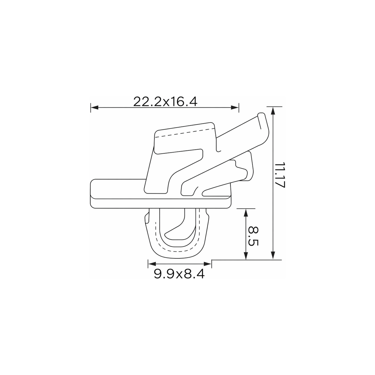 Fästclips – 10-pack