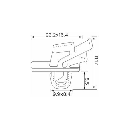 Fästclips – 10-pack