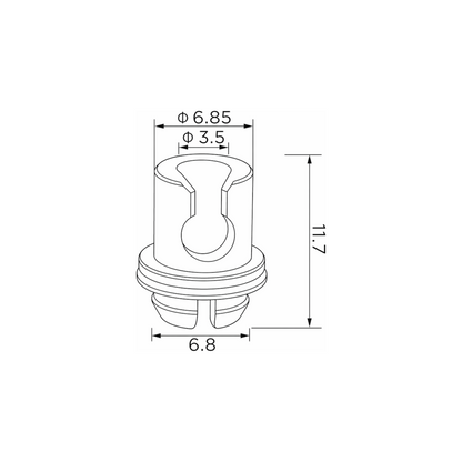 Fästclips BMW 5 Touring/5 m.fl. – 10-pack