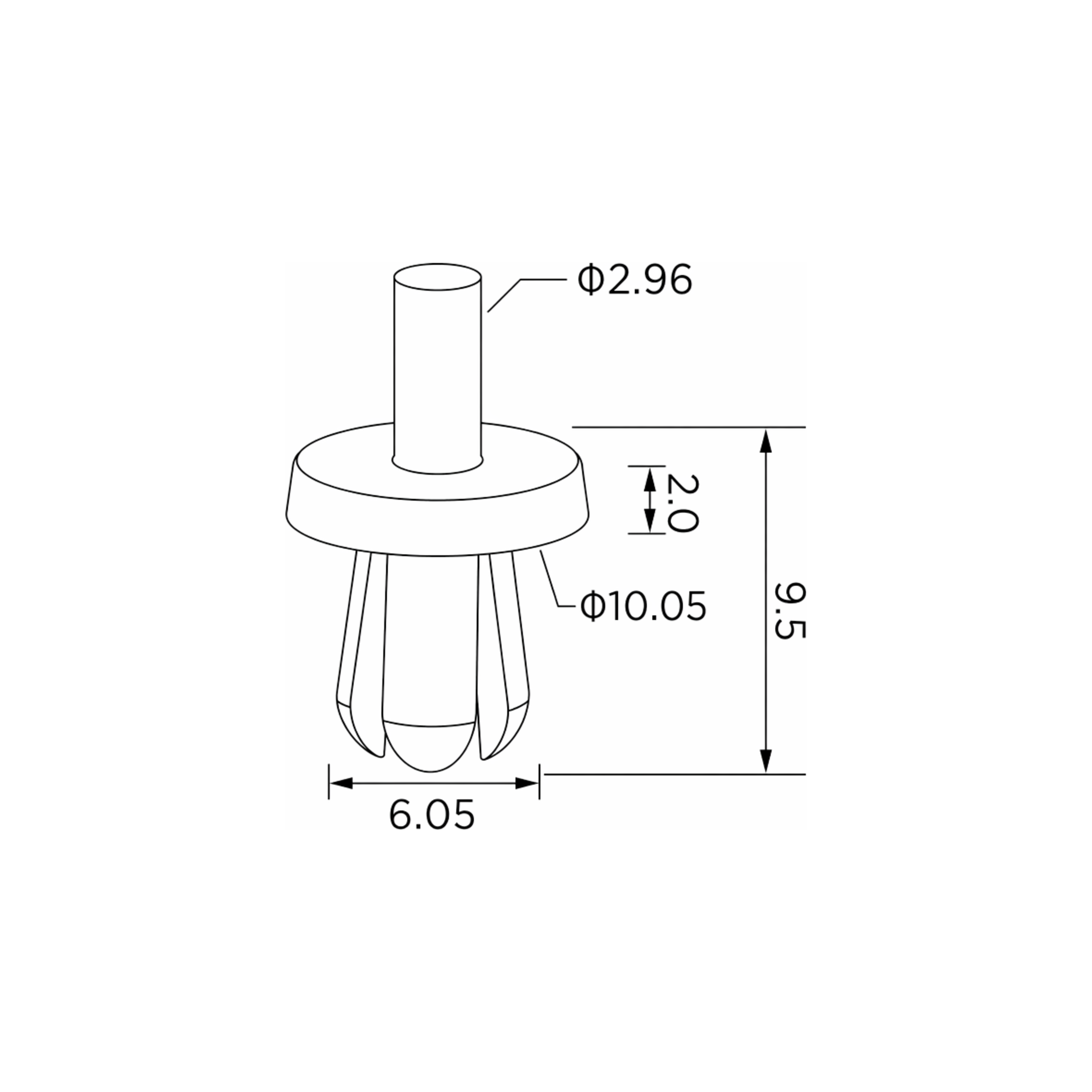 Fästclips Audi A4 B9/E-Tron m.fl.