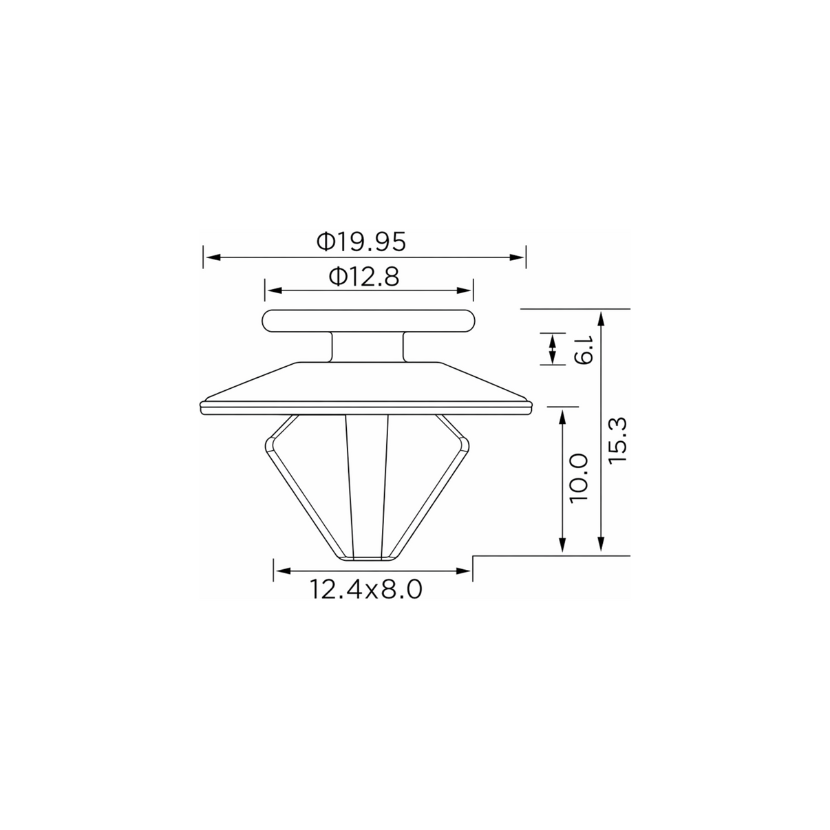 Fästclips Renault Megane II/Megane II Coupé m.fl. – 10-pack