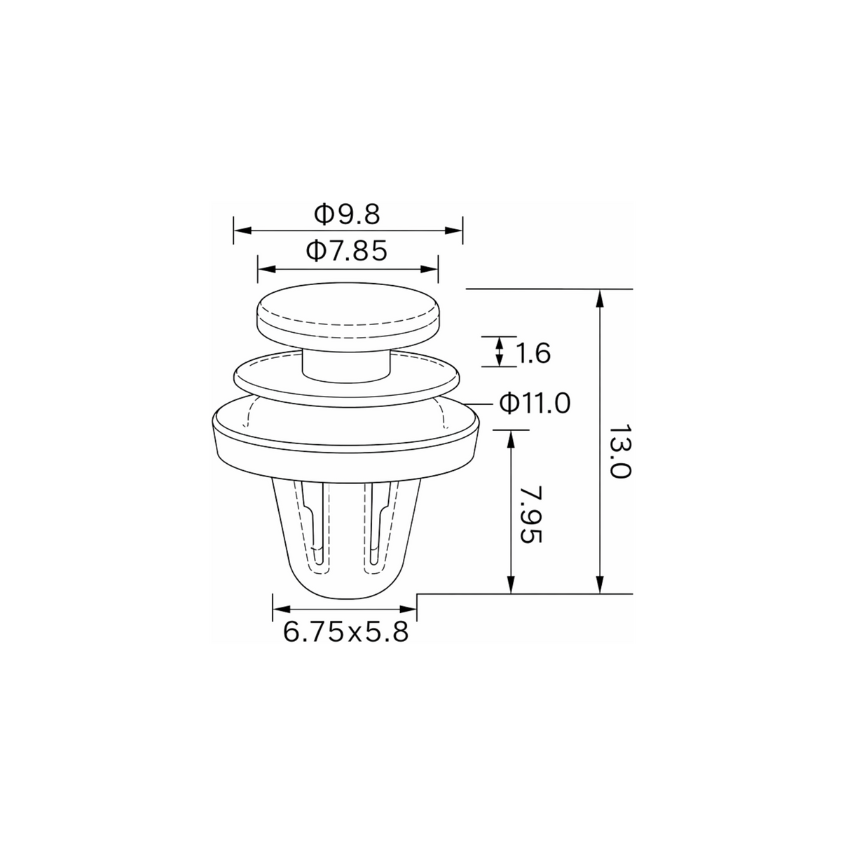 Fästclips – 10-pack