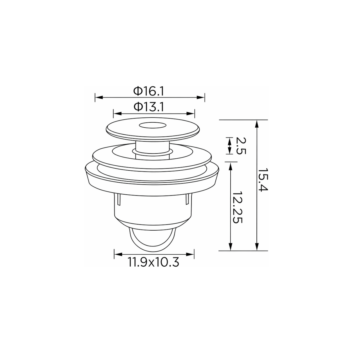 Fästclips Nissan Qashqai I/Qashqai +2 – 10-pack