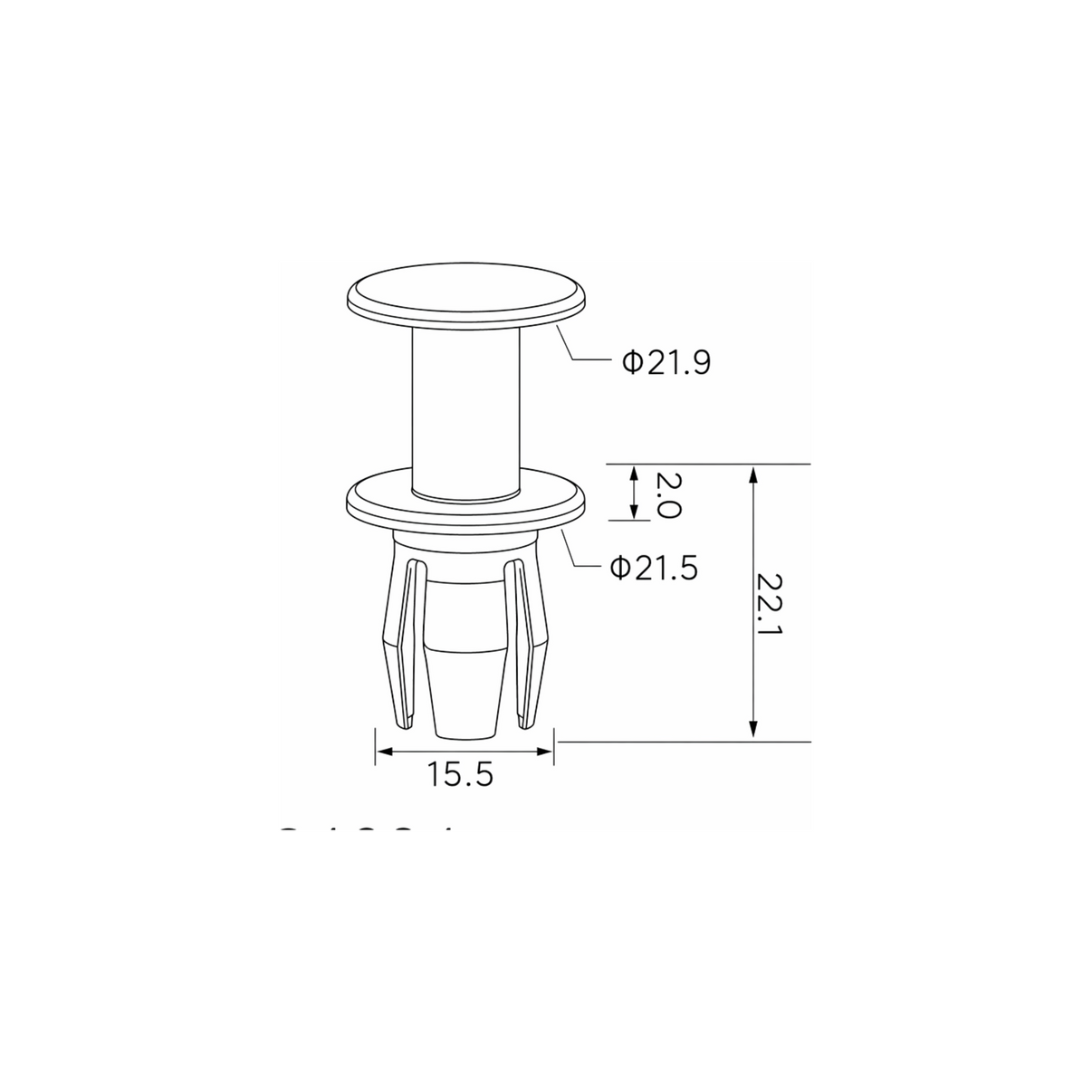 Fästclips Audi A4 B8/A6 C7 m.fl. – 10-pack