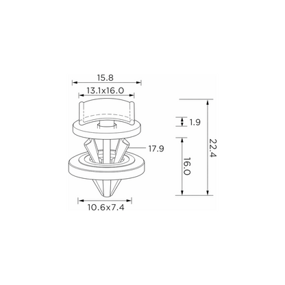 Fästclips Cupra Born/Tavascan m.fl.
