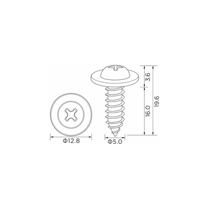 Fästclips Hyundai Accent III/Accent I m.fl. – 10-pack