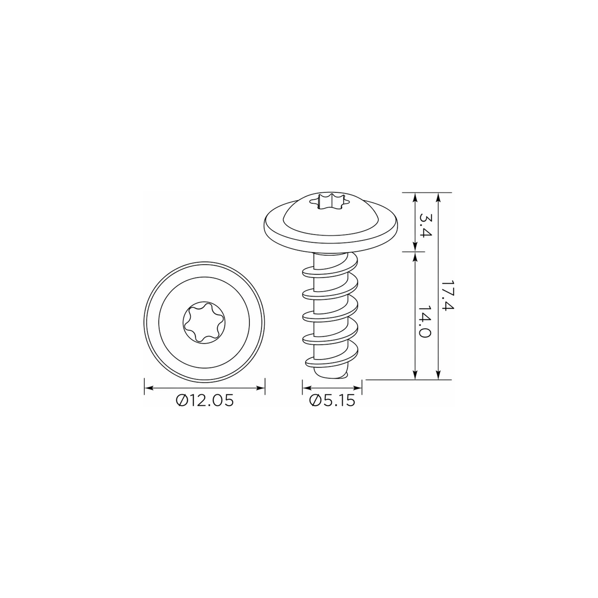 Fästclips VW Golf VII/Tiguan m.fl. – 10-pack
