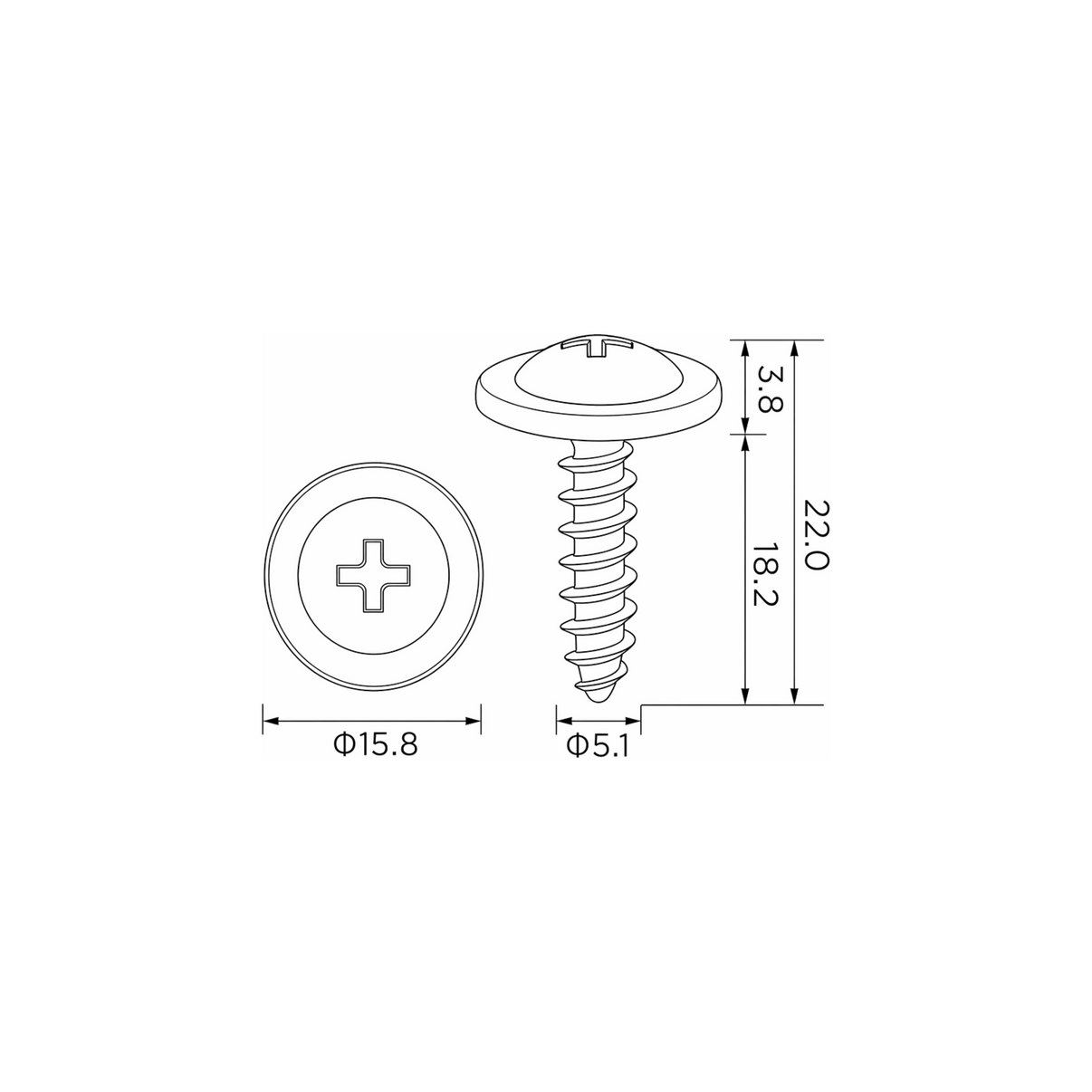 Fästclips BMW 3 Touring/3 m.fl. – 10-pack