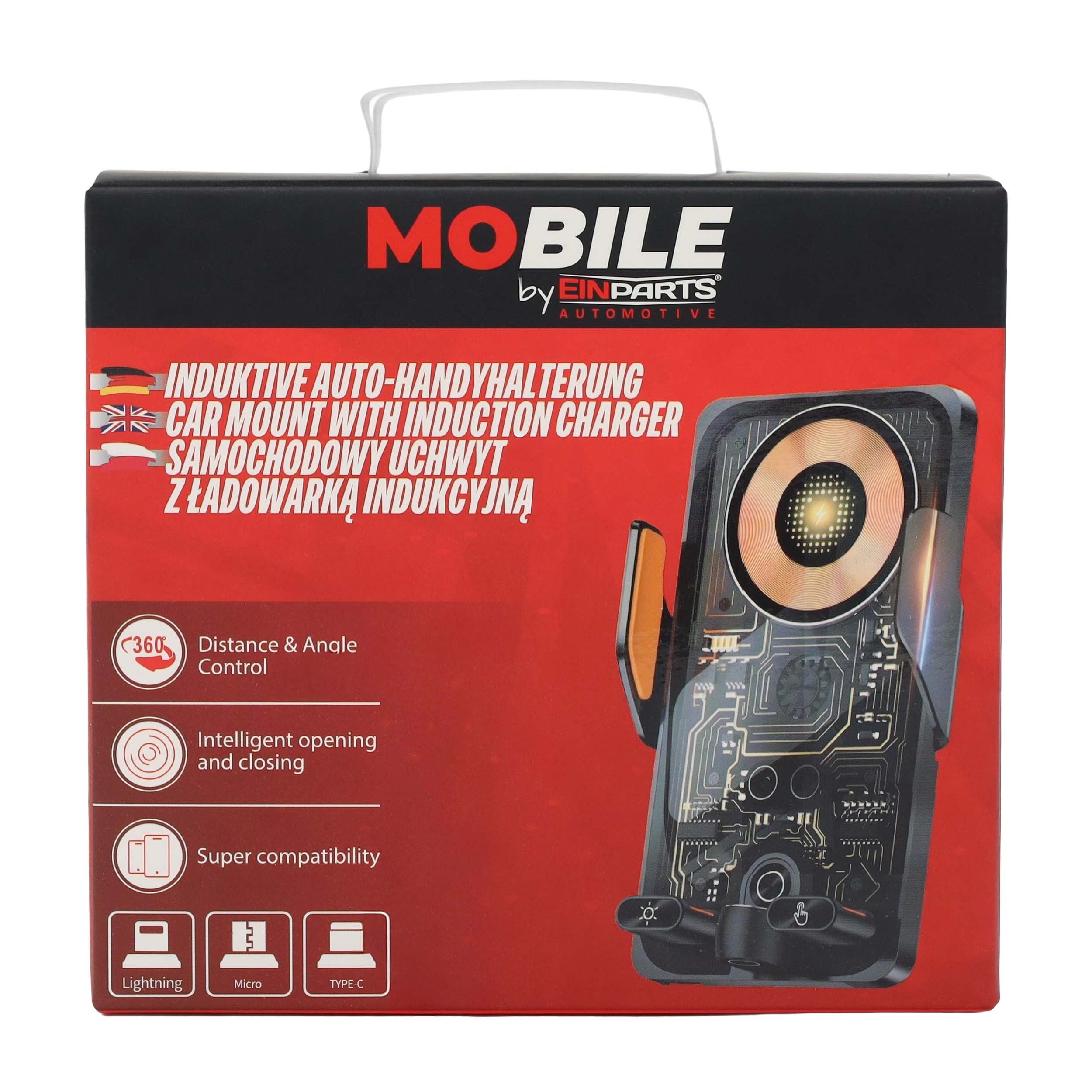 Mobilhållare – 118 × 70 × 42 mm
