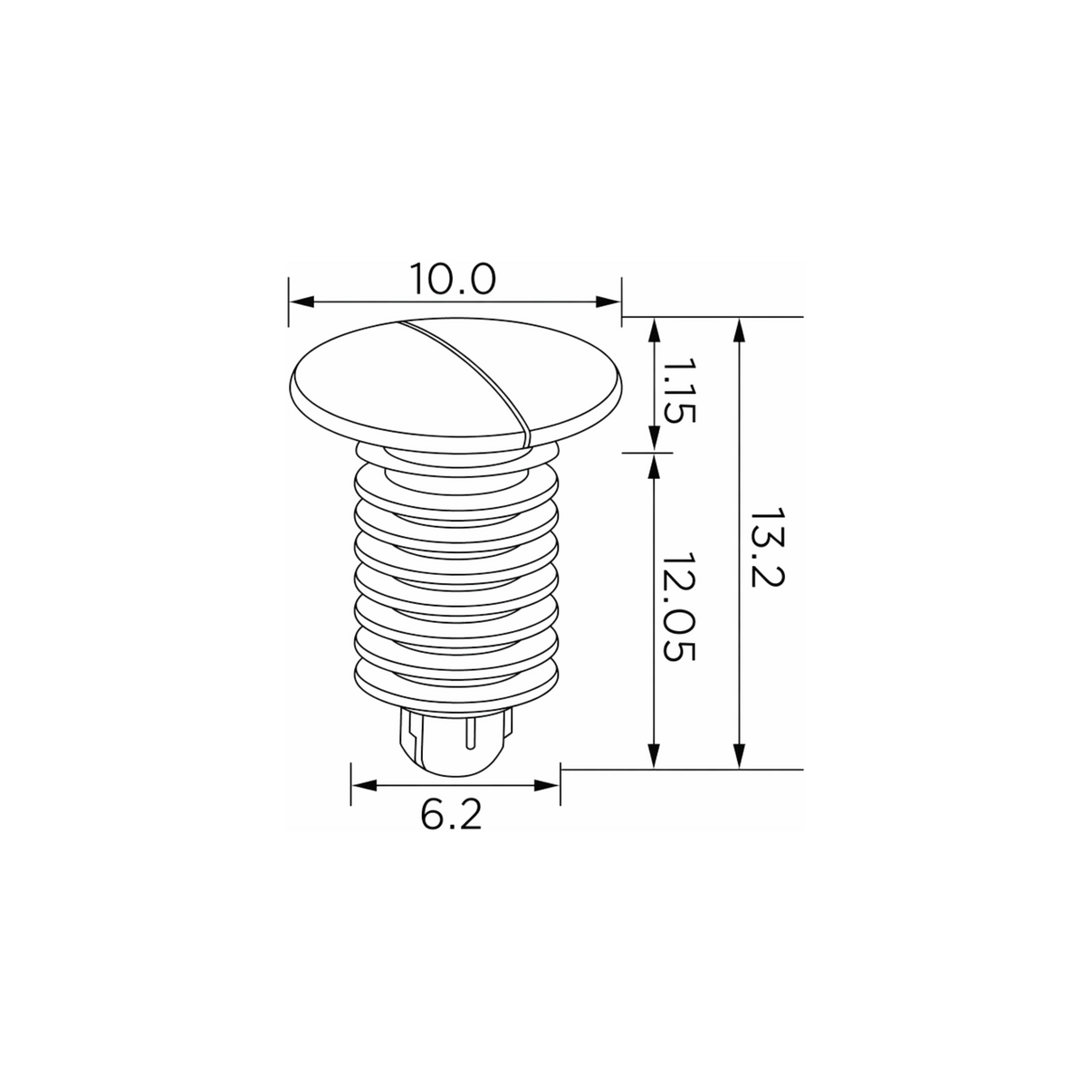 Fästclips Chevrolet Suburban/Suburban 1500 m.fl. – 10-pack