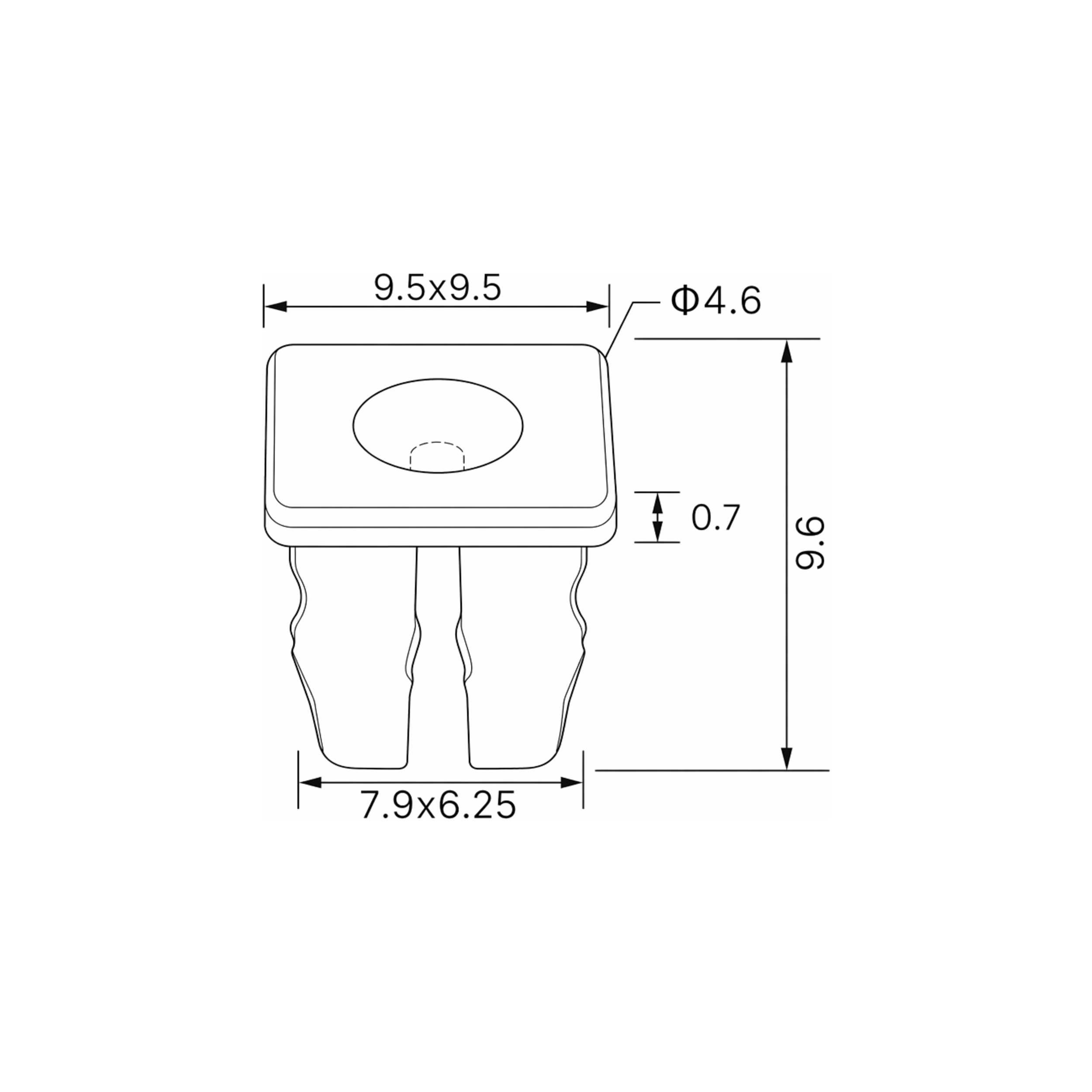 Fästclips Chevrolet Silverado 1500/Silverado 1500 Crew m.fl. – 10-pack – 10-pack
