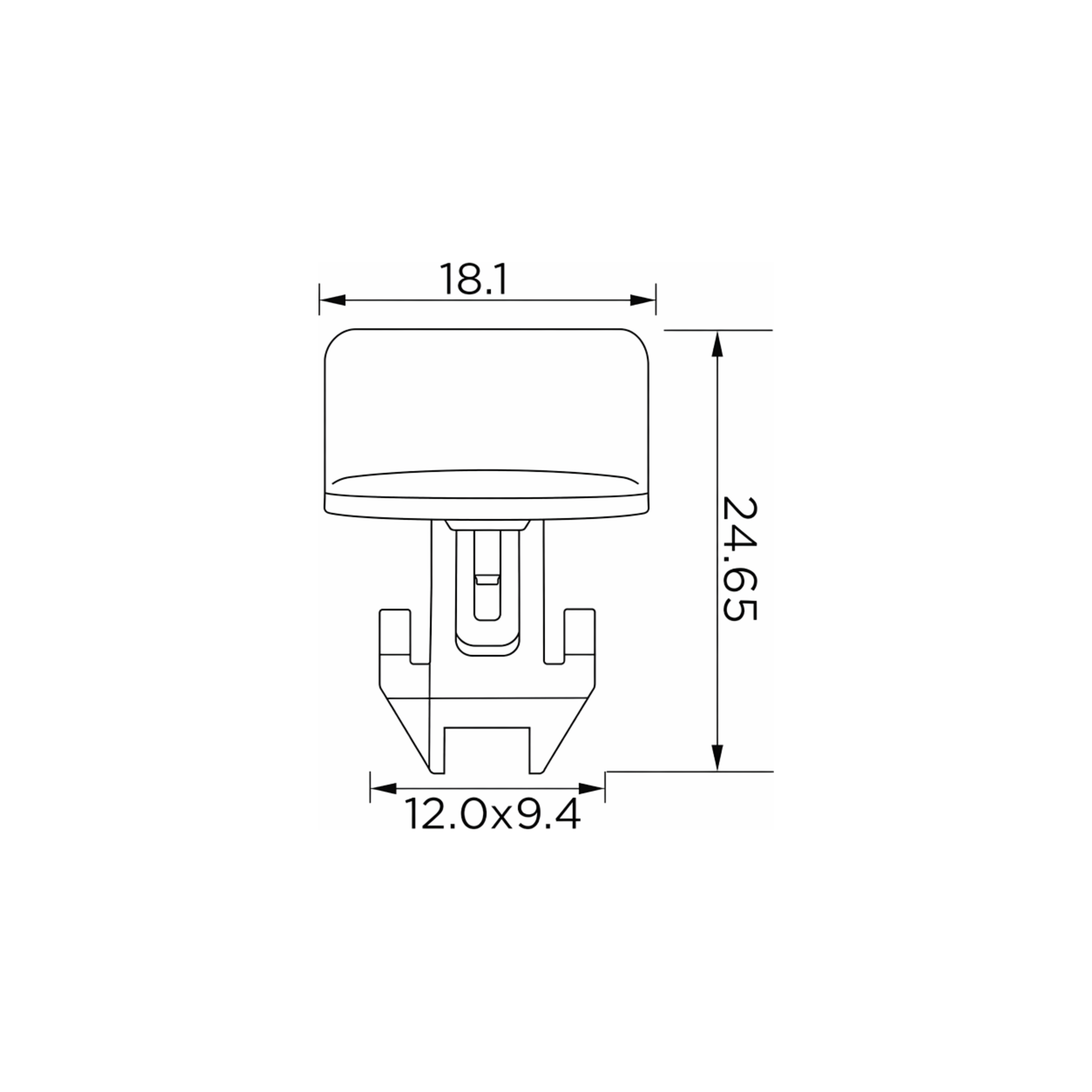 Fästclips – 10-pack – Stabil montering