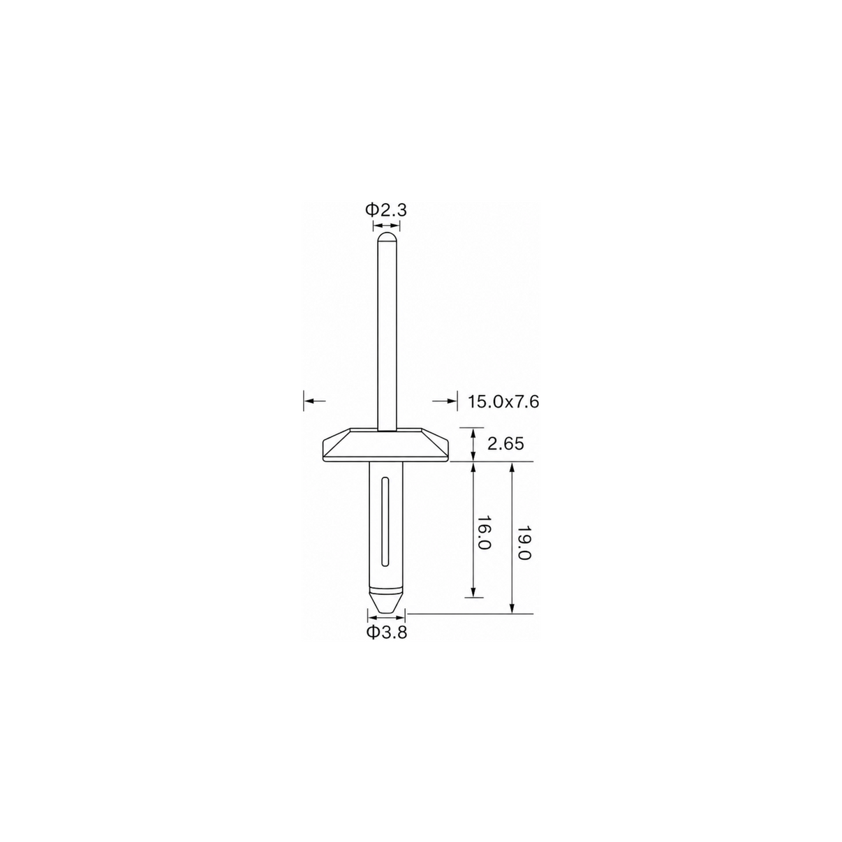Fästclips Chevrolet Silverado 1500/Silverado 1500 Crew m.fl. – 10-pack – 10-pack