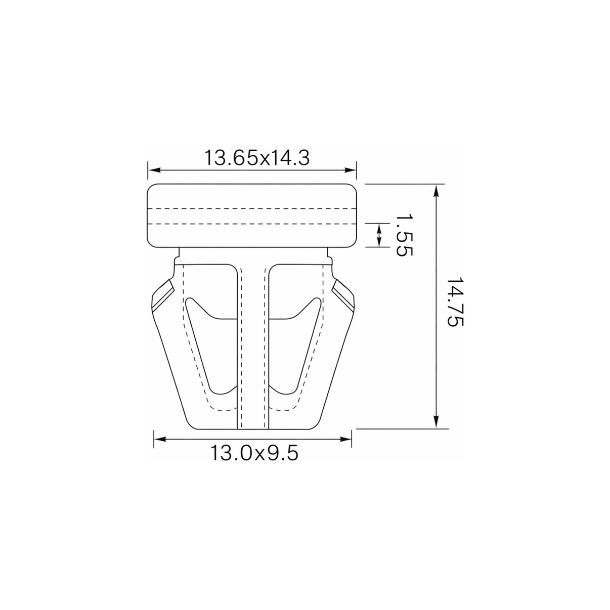 Fästclips Honda Accord VI – 10-pack
