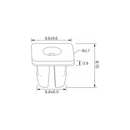 Fästclips – 10-pack