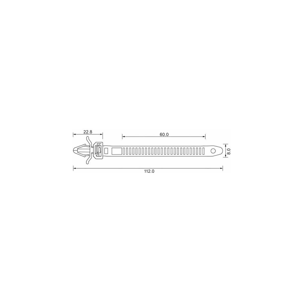 Fästclips Mazda 2/3 m.fl. – 10-pack