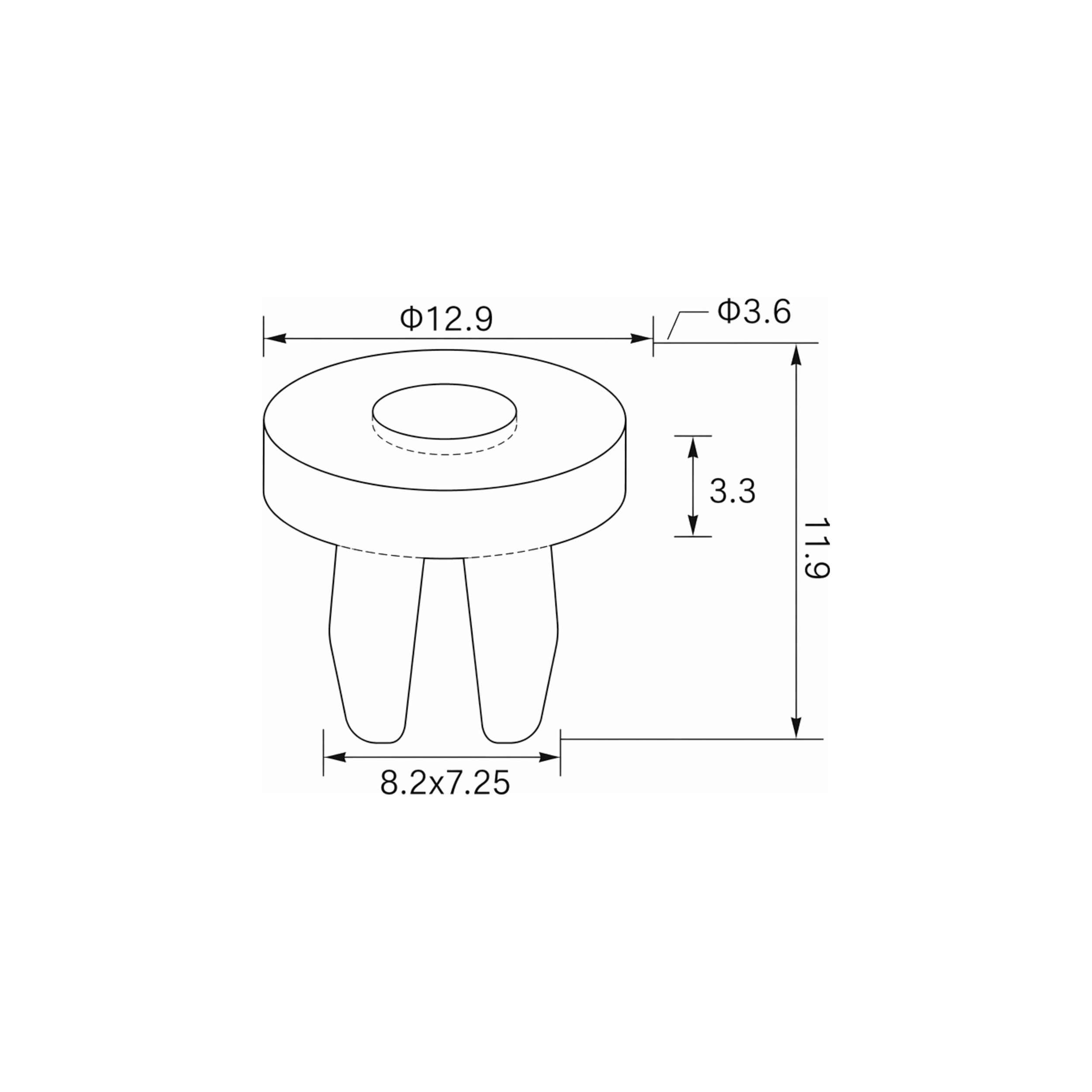 Fästclips – 10-pack