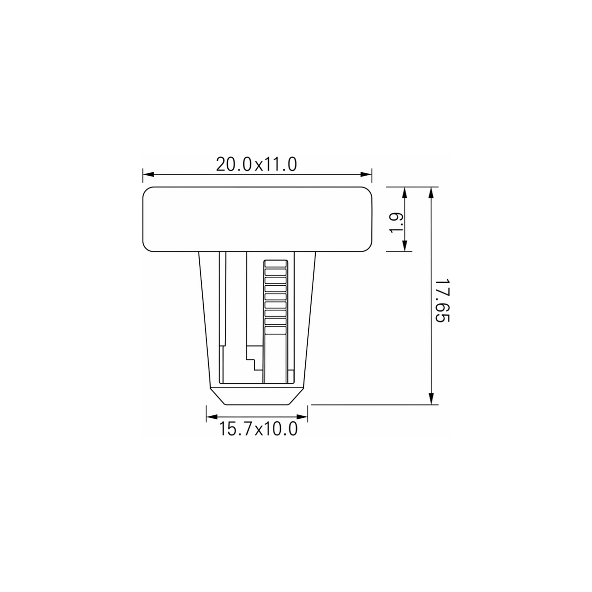 Fästclips – 10-pack