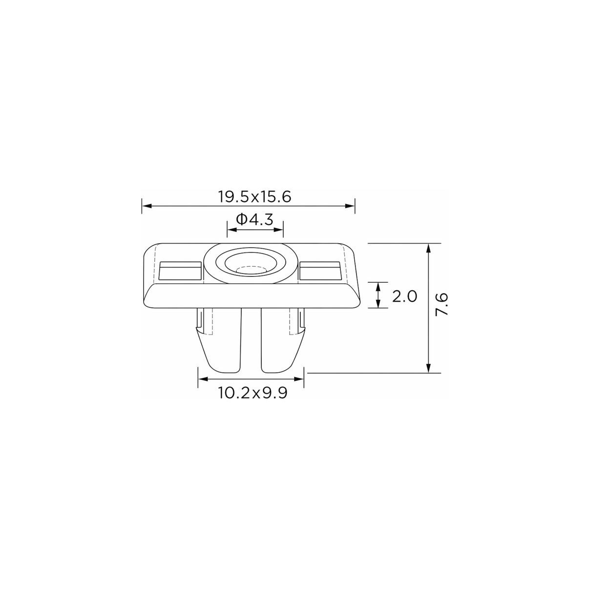 Fästclips – 10-pack