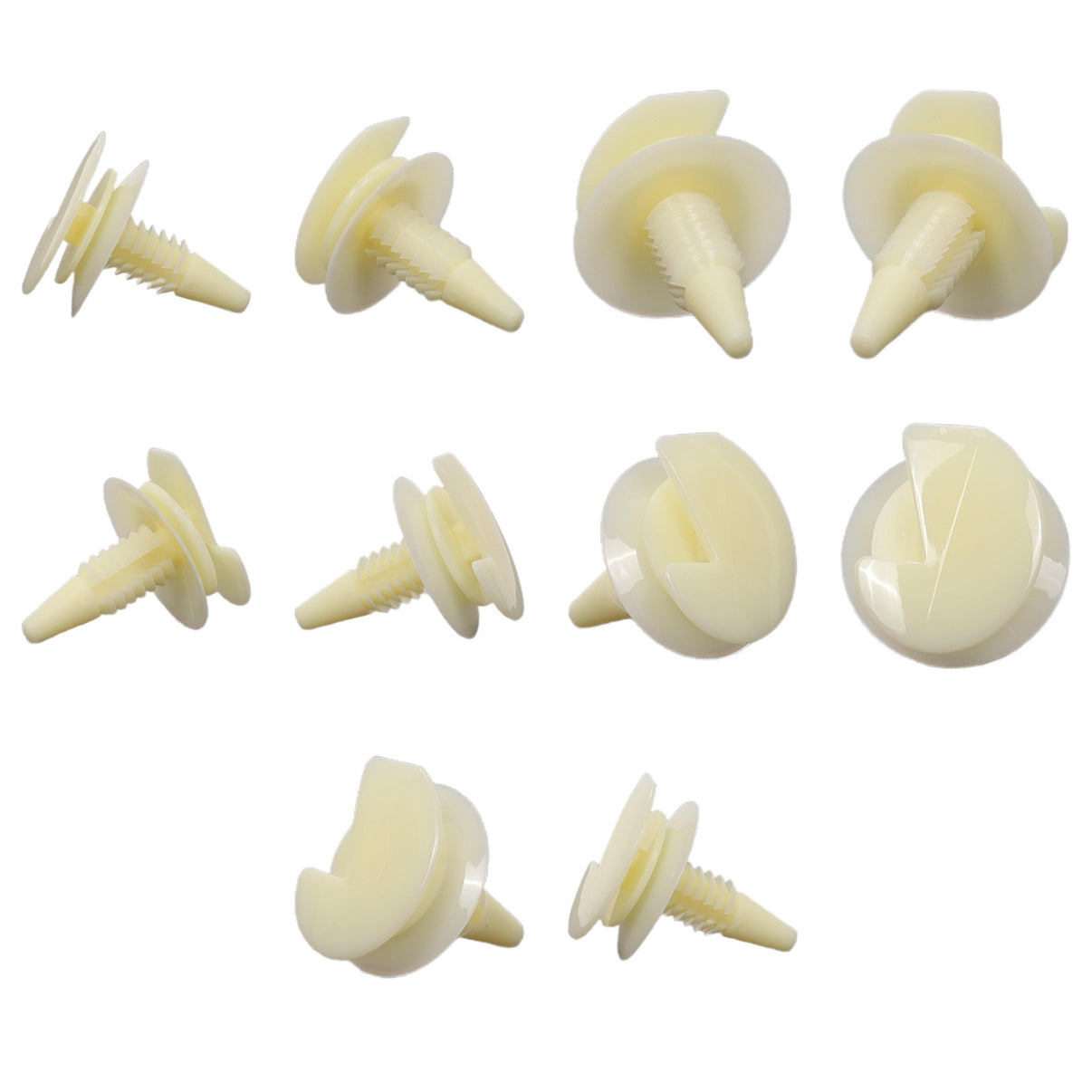 Fästclips – 10-pack – Stabil montering, Fiskbensprofil