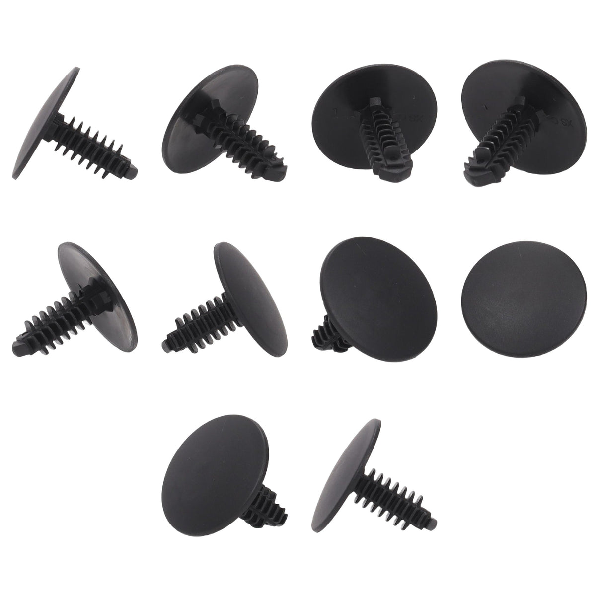 Fästclips – 10-pack – Stabil montering, Fiskbensprofil