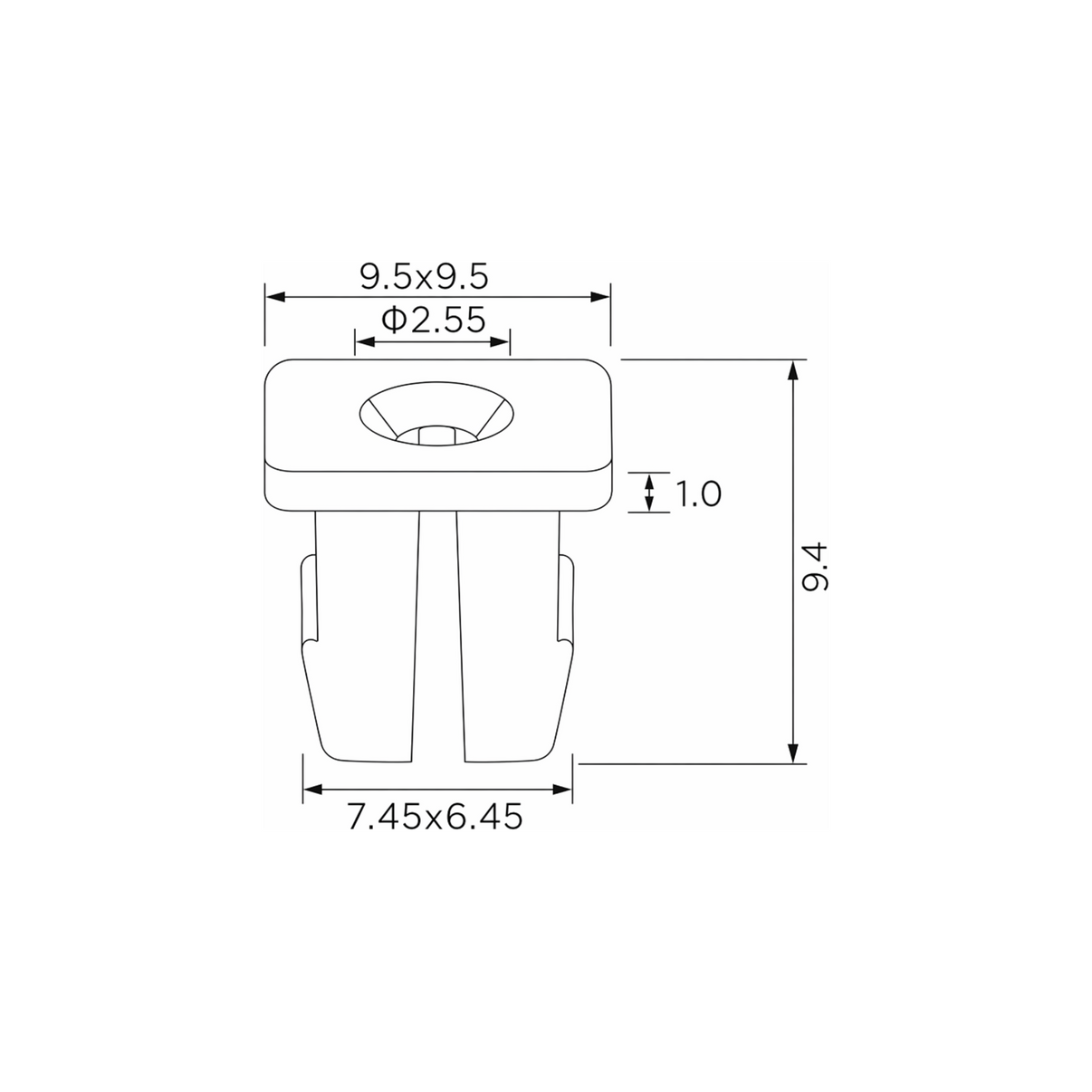 Fästclips – 10-pack