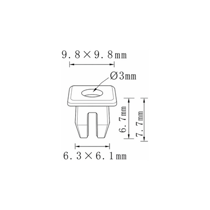 Fästclips – 10-pack