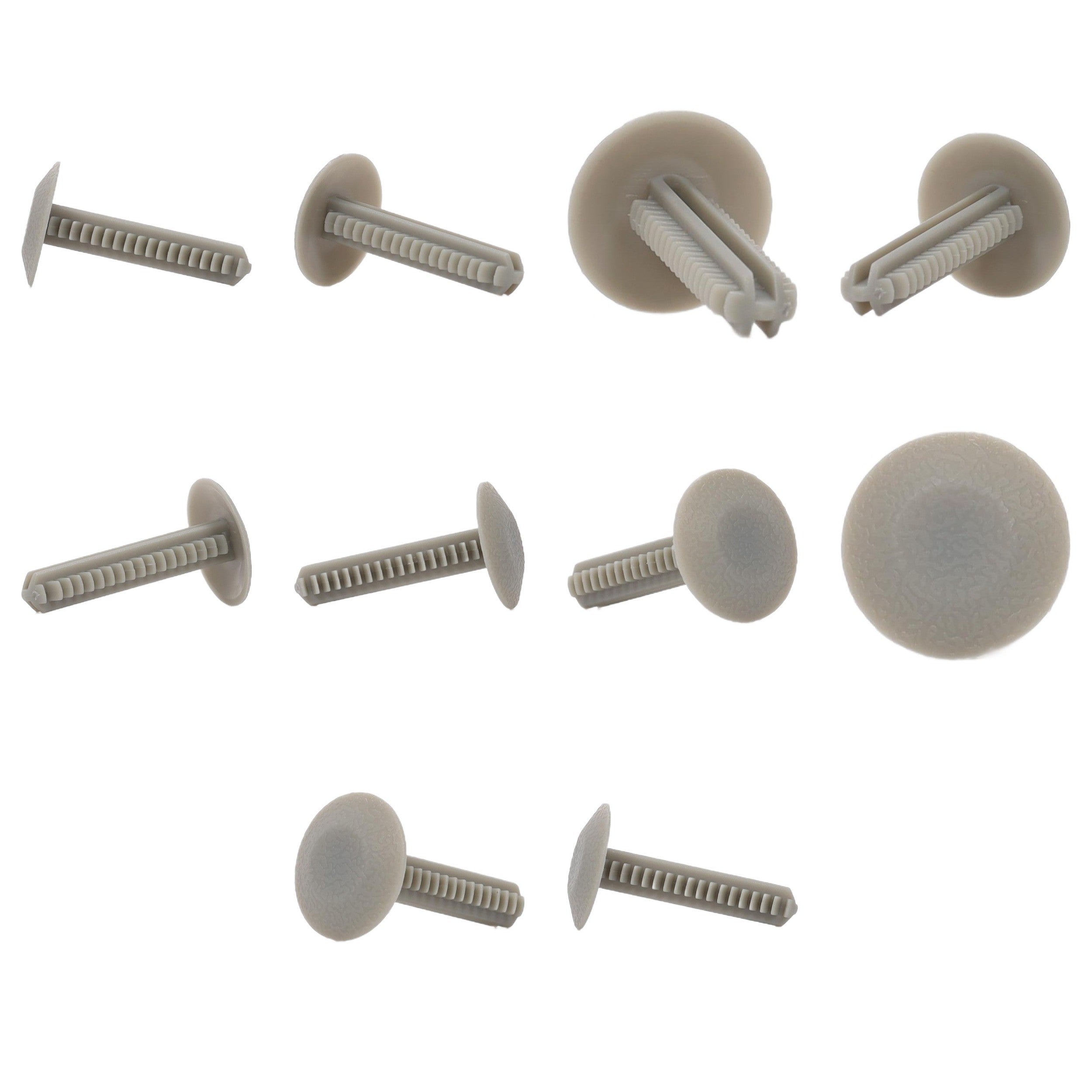 Fästclips – 10-pack – Stabil montering, Fiskbensprofil
