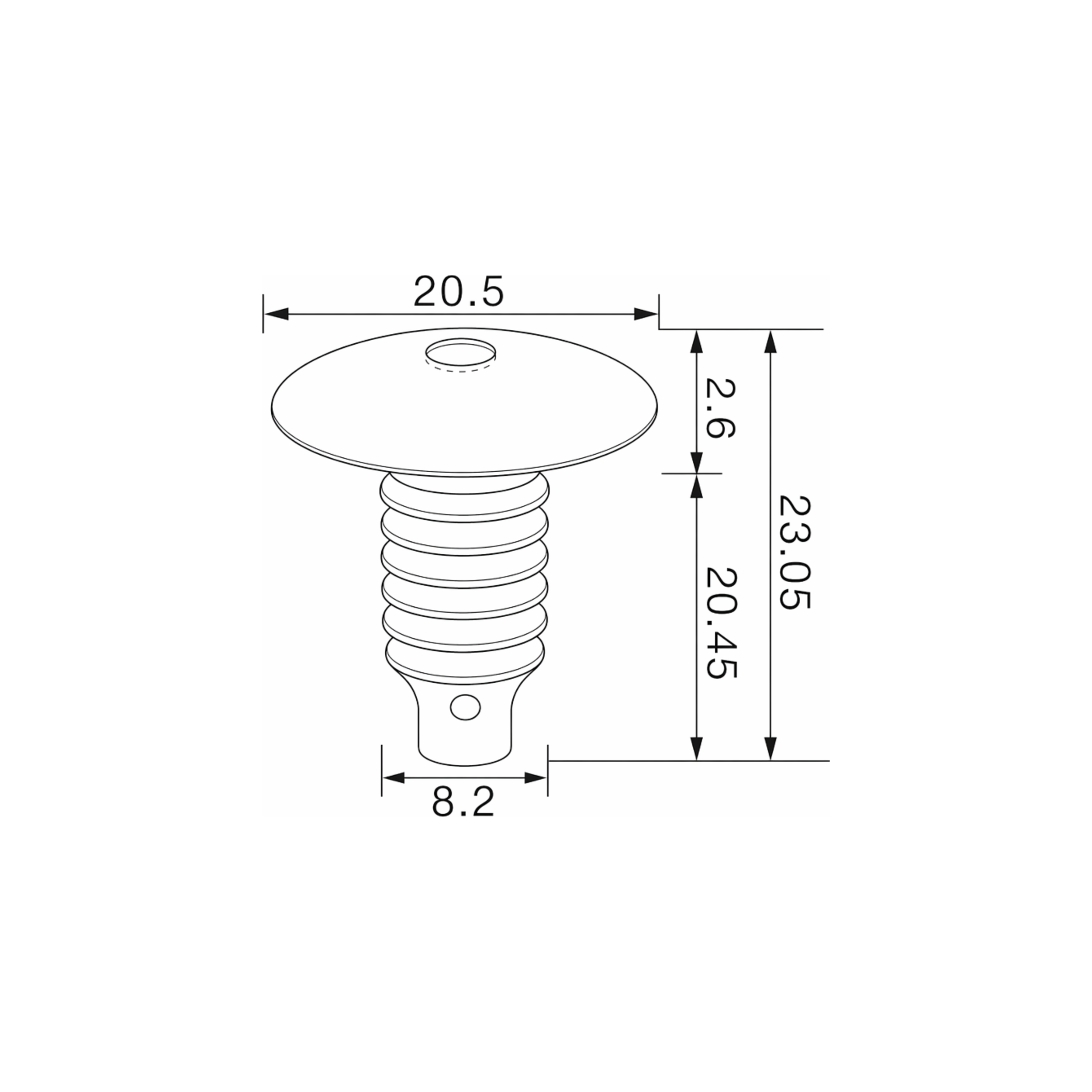 Fästclips Audi A6 C6/BMW 6 Coupé – 10-pack