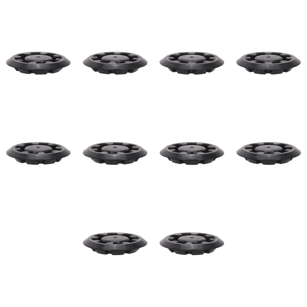Fästclips – 10-pack – Svart