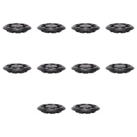 Fästclips – 10-pack – Svart