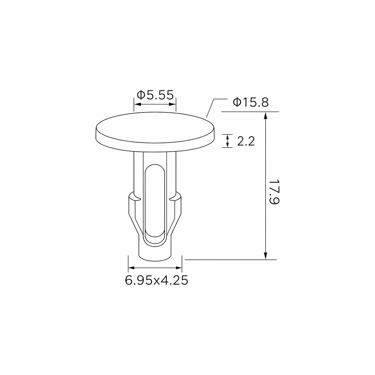 Fästclips – 10-pack