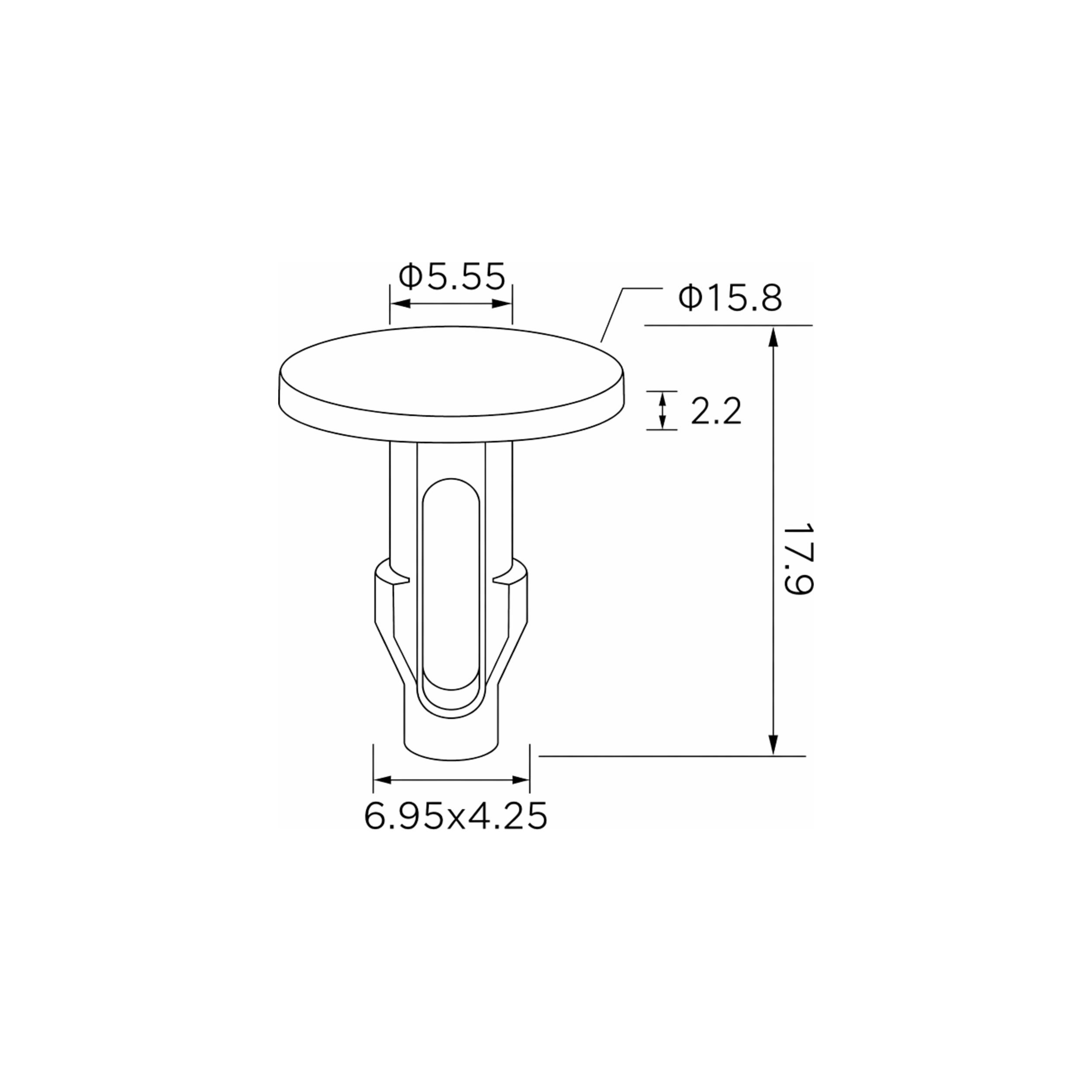 Fästclips – 10-pack