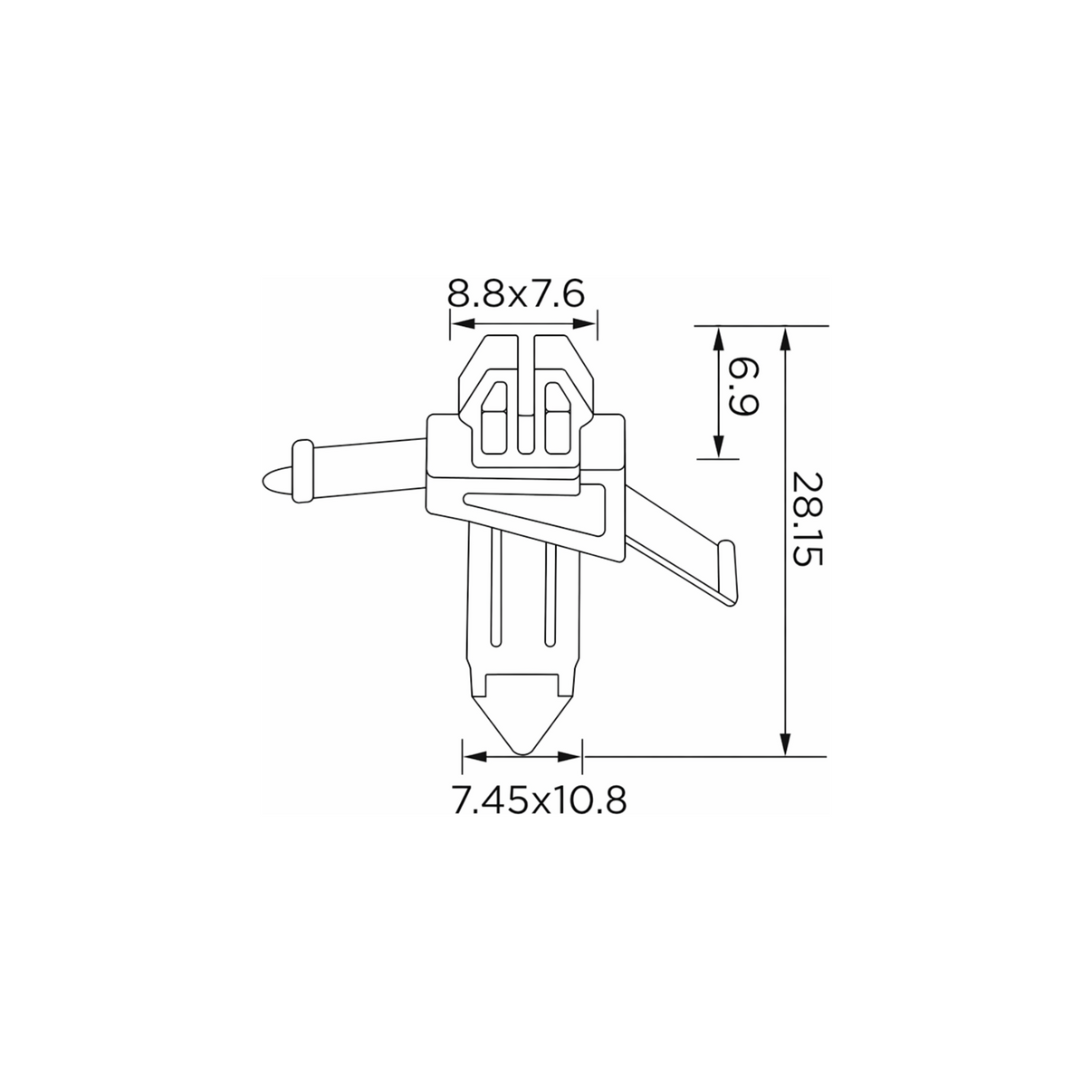 Fästclips Toyota Land Cruiser 90/Land Cruiser 100 m.fl. – 10-pack