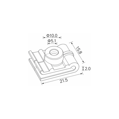 Fästclips – 10-pack – U