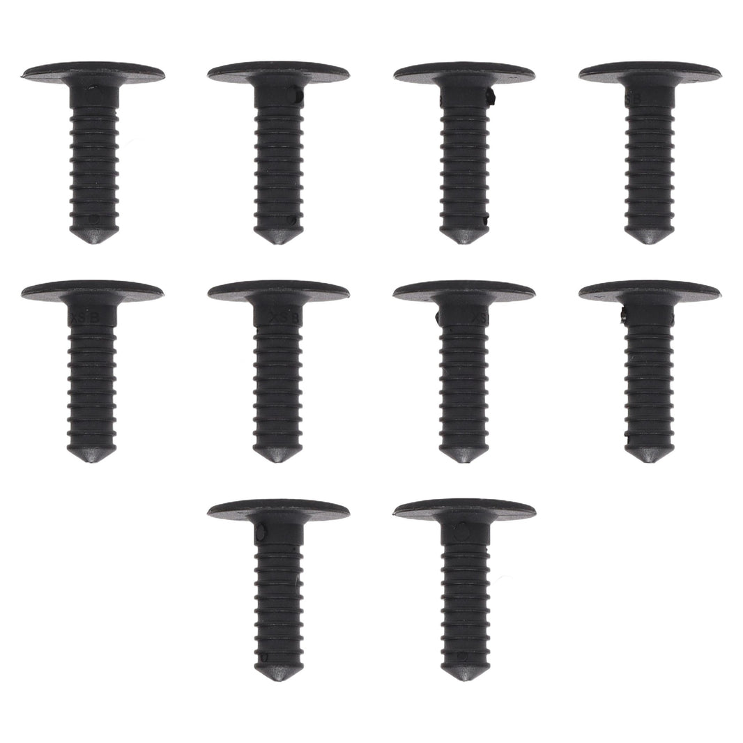 Fästclips – 10-pack – Svart