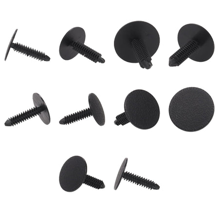 Fästclips – 10-pack – Svart