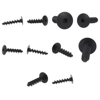 Fästclips – 10-pack – Svart