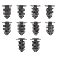 Fästclips – 10-pack – Svart