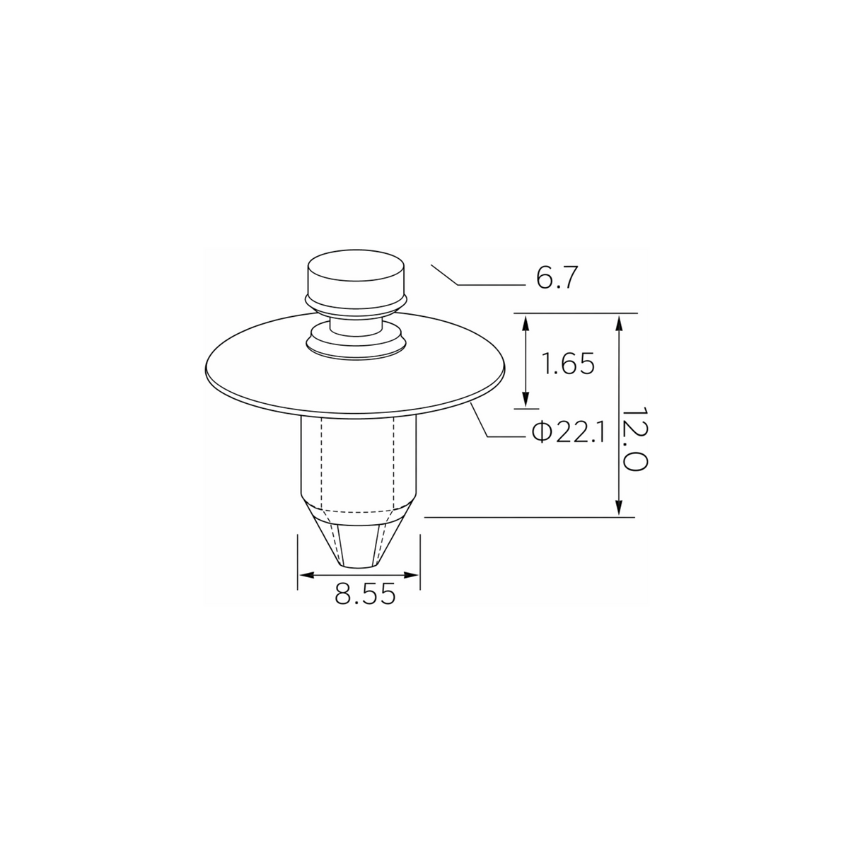Fästclips – 10-pack