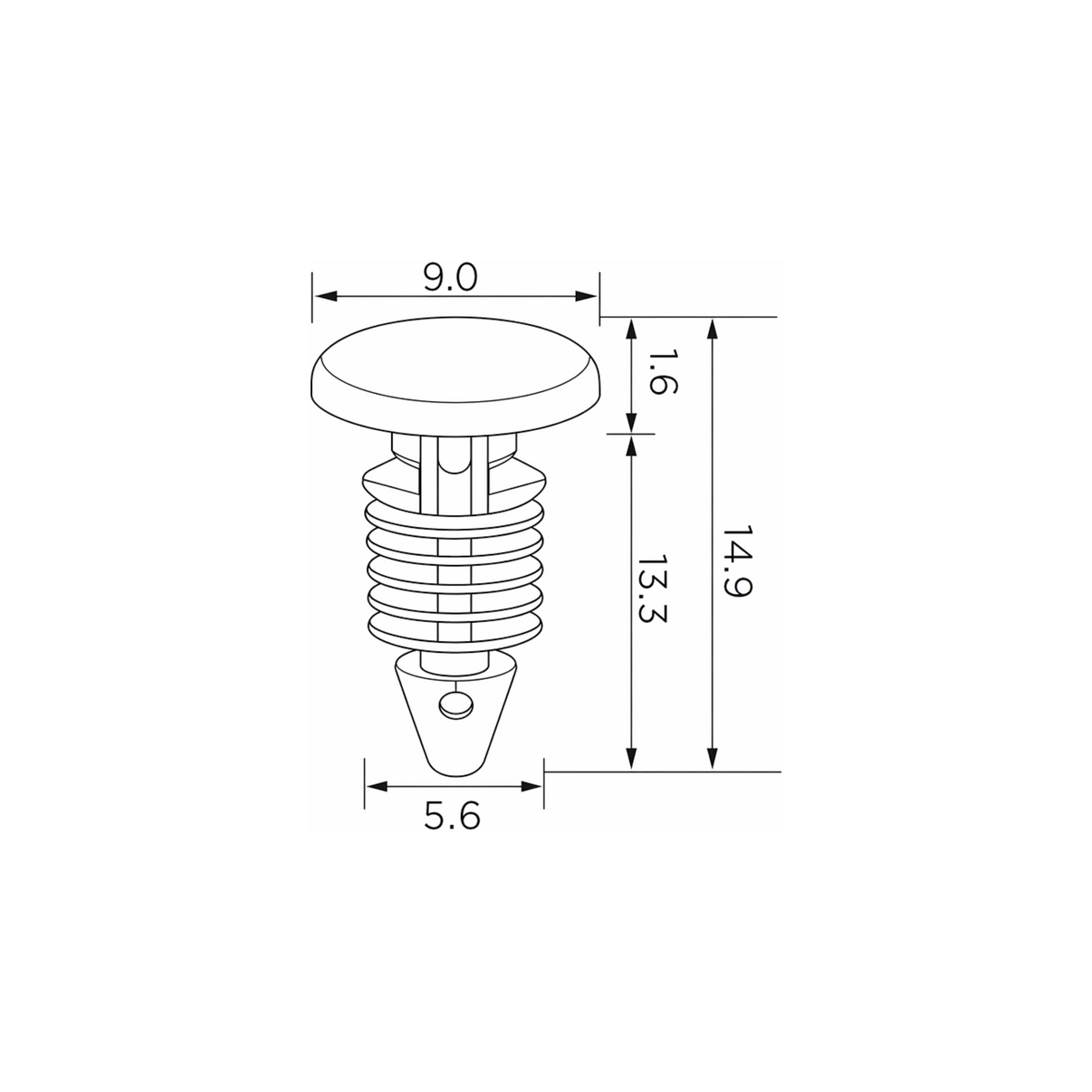 Fästclips – 10-pack