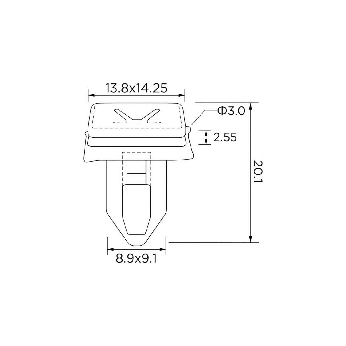 Fästclips – 10-pack